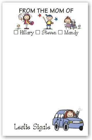 Pen At Hand Stick Figures - Large Full Color Notepads ("From the .... of") Pen At Hand Stick Figures - Large Full Color Notepads ("From the .... of")